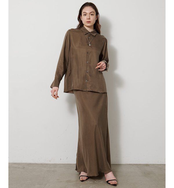  「キュプラフィブリルシャツ」|シャツ・ブラウス|