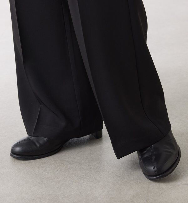  「【２サイズ展開】ツイルフレアパンツ/セットアップ/セレモニー」|チノ|