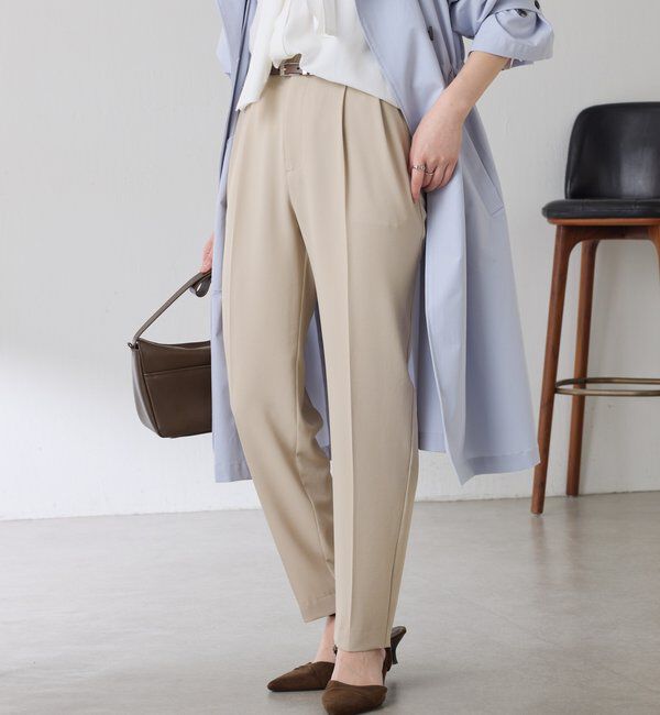  「ジャージスリムテーパードパンツ/セレモニー」|チノ|