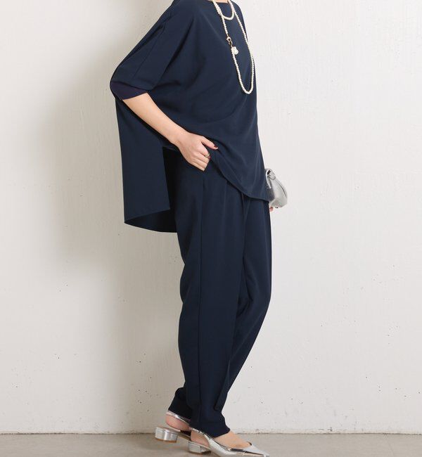  「ジャージスリムテーパードパンツ/セレモニー」|チノ|