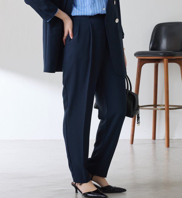  「ジャージスリムテーパードパンツ/セレモニー」|チノ|