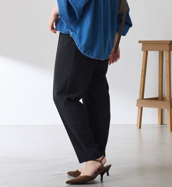  「ジャージスリムテーパードパンツ/セレモニー」|チノ|