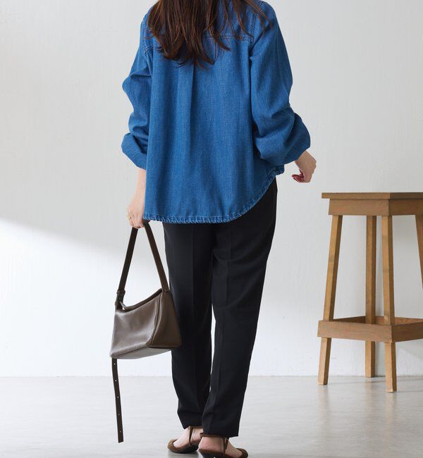  「ジャージスリムテーパードパンツ/セレモニー」|チノ|