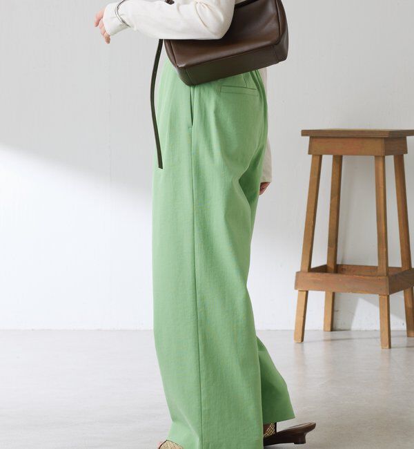  「シェルタリング3タックパンツ」|チノ|