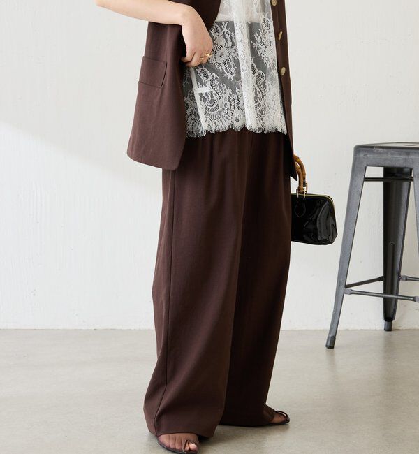  「シェルタリング3タックパンツ」|チノ|