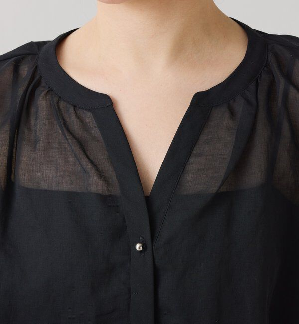  「スキッパーシアーブラウス」|シャツ・ブラウス|