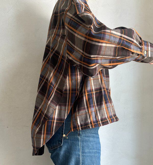  「チェックスピンドルシャツ」|シャツ・ブラウス|