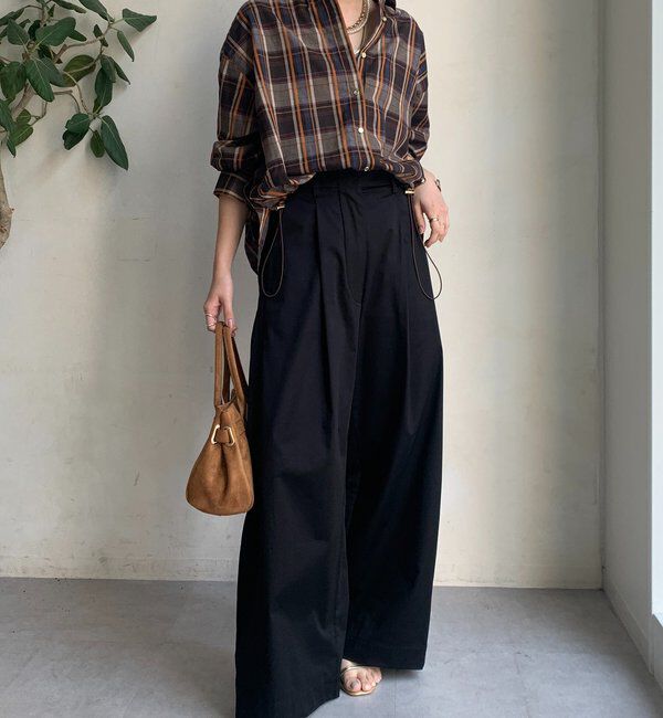  「チェックスピンドルシャツ」|シャツ・ブラウス|