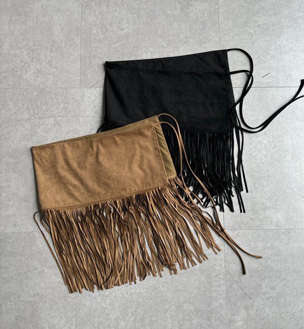  「フリンジストール」|マフラー|