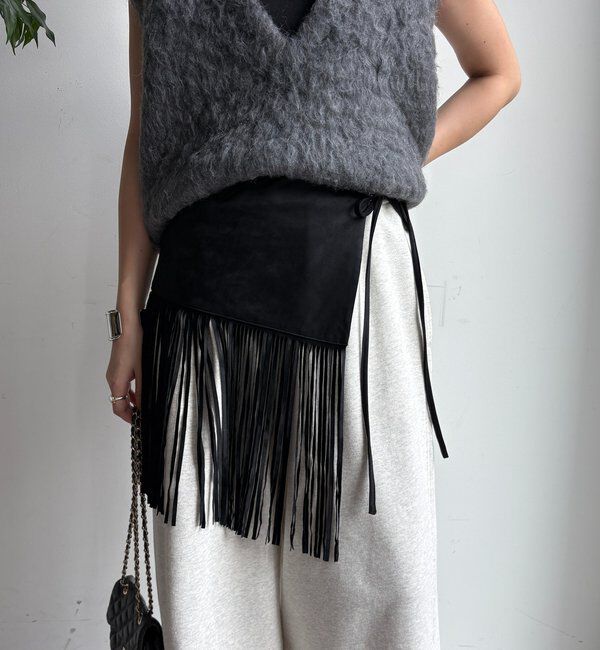  「フリンジストール」|マフラー|