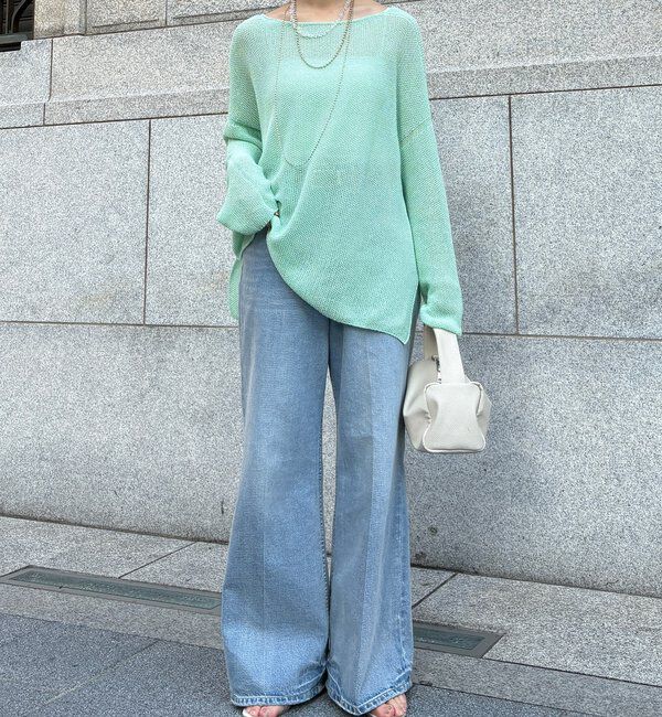  「ルーズフレアデニム」|デニム|