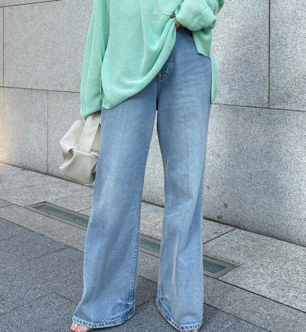  「ルーズフレアデニム」|デニム|