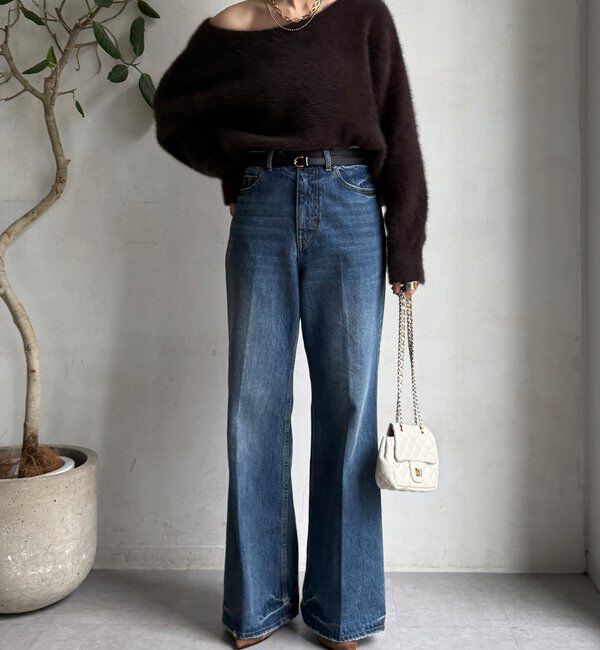  「ルーズフレアデニム」|デニム|