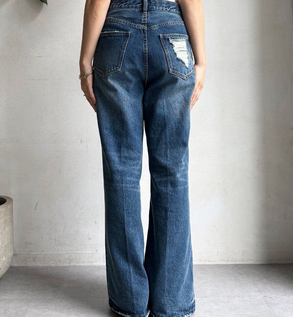  「ルーズフレアデニム」|デニム|