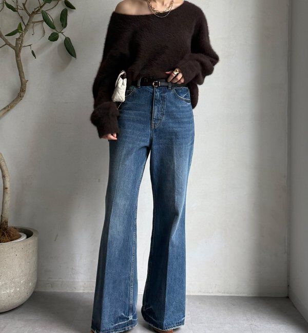  「ルーズフレアデニム」|デニム|