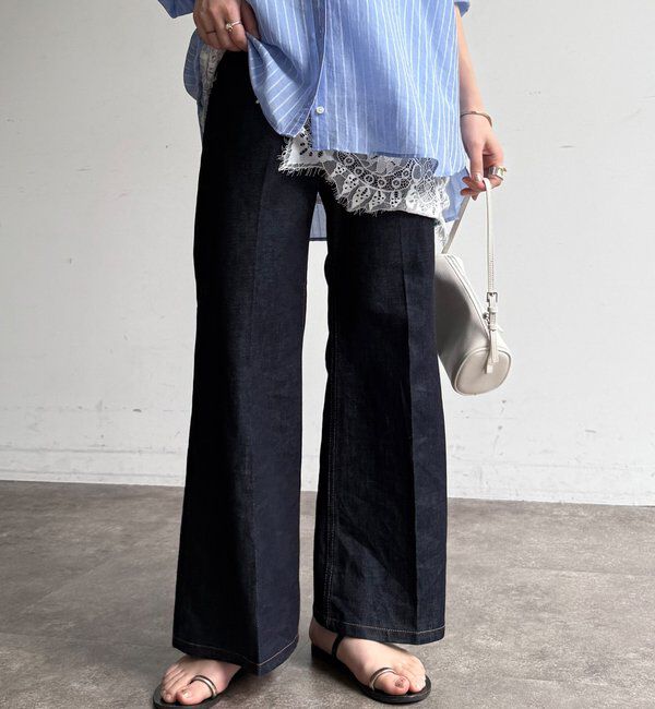  「ルーズフレアデニム」|デニム|