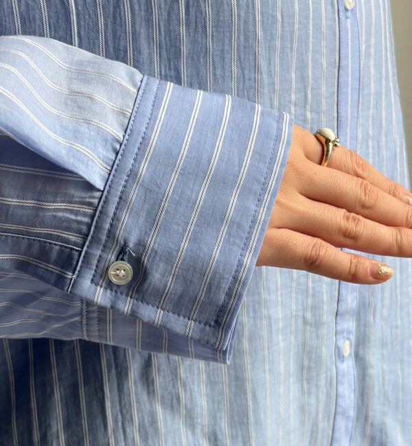  「マルチWAYストライプシャツ」|シャツ・ブラウス|