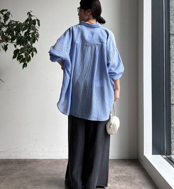  「マルチWAYストライプシャツ」|シャツ・ブラウス|