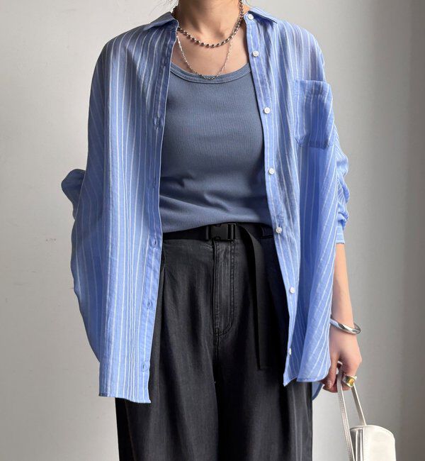  「マルチWAYストライプシャツ」|シャツ・ブラウス|