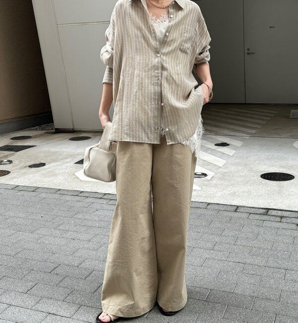  「マルチWAYストライプシャツ」|シャツ・ブラウス|