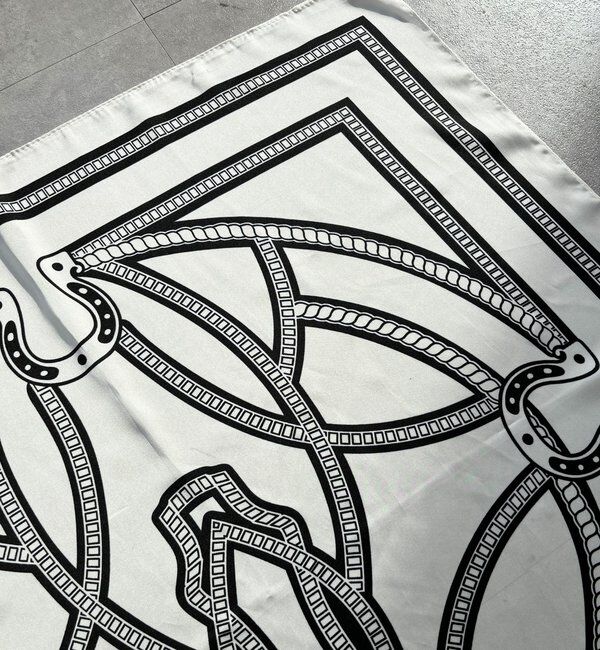  「【WEB限定】チェーン柄スカーフ」|マフラー|