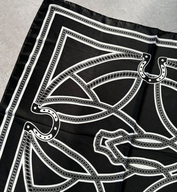  「【WEB限定】チェーン柄スカーフ」|マフラー|