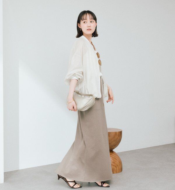  「予約【ほどよい抜け感】グロッシーシアーブルゾン」|ブルゾン・スタジャン|