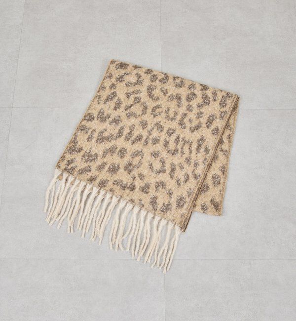  「レオパードジャガードストール」|マフラー|