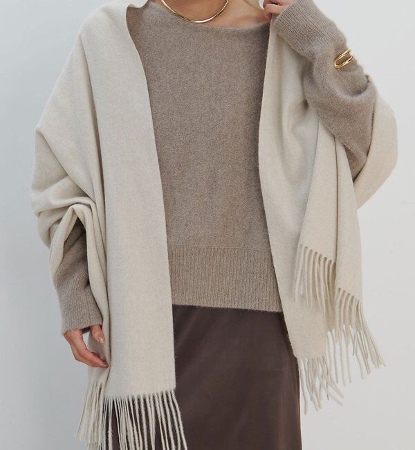  「ベーシックカシミヤストール」|マフラー|