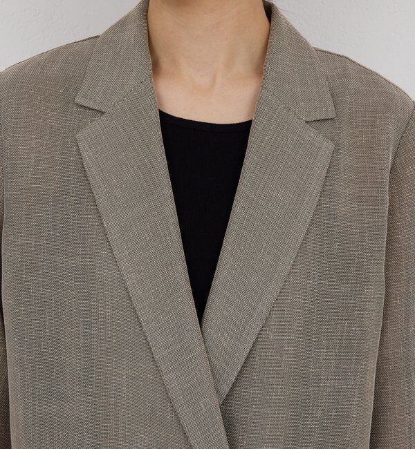  「シアーメッシュジャケット」|テーラードジャケット|