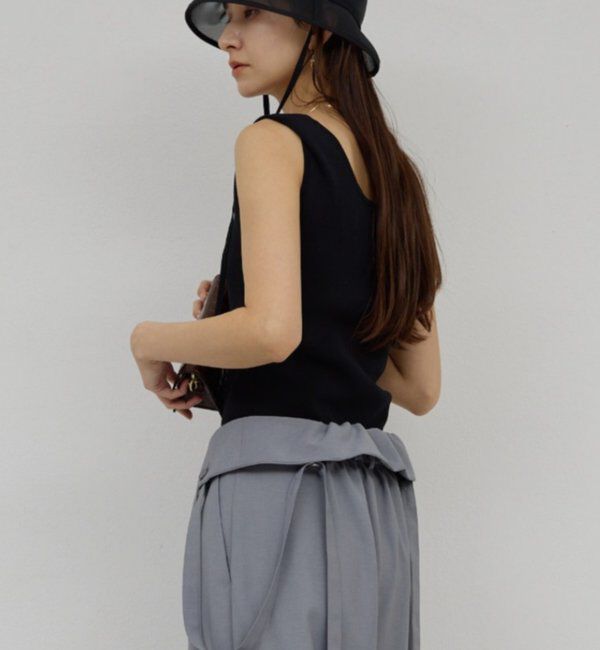  「スクエアネックタンク」|ニット・セーター|