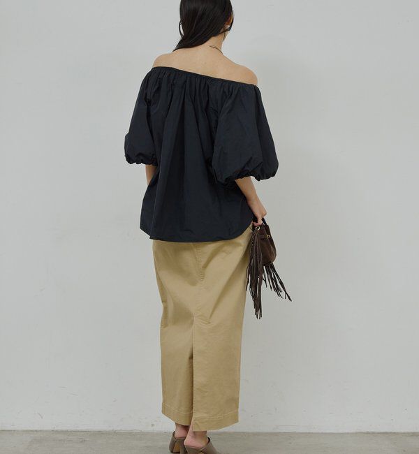  「【CHIKAコラボ】チノストレッチスカート」|スカート|