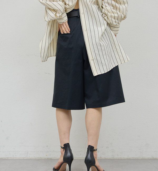  「【HERITANOVUM】ドライギャバハーフパンツ」|チノ|