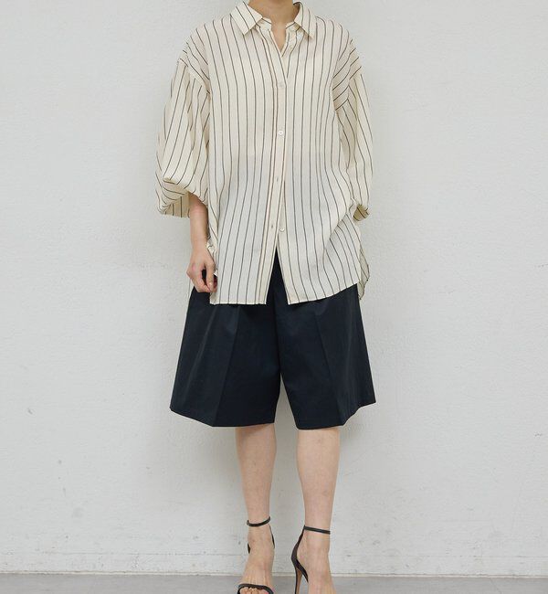  「【HERITANOVUM】ドライギャバハーフパンツ」|チノ|