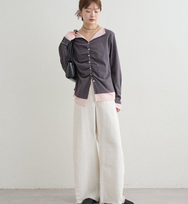  「配色カットソー」|Tシャツ・カットソー|