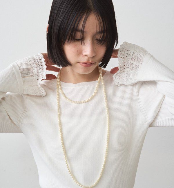  「【GALENA/ガレナ】パールロングネックレス」|ネックレス|