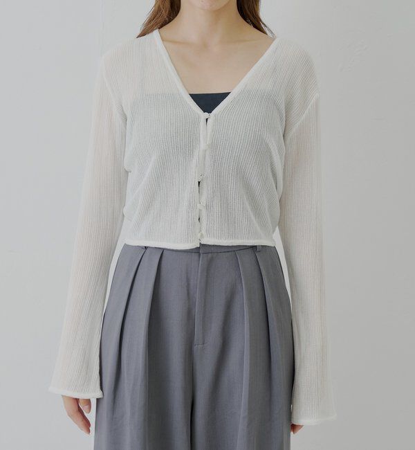  「前後2wayドロストシアーカーディガン」|カーディガン|
