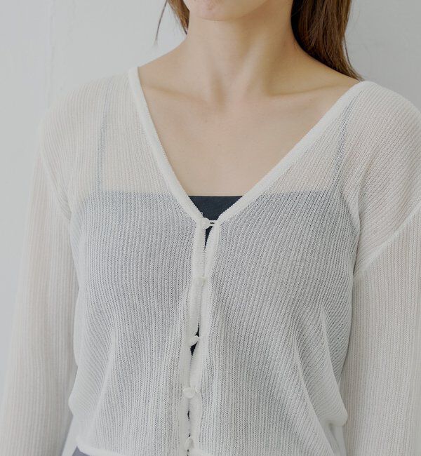  「前後2wayドロストシアーカーディガン」|カーディガン|