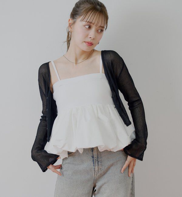  「前後2wayドロストシアーカーディガン」|カーディガン|