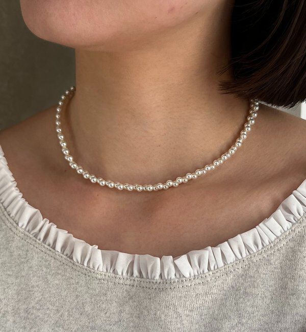  「〈GOLDY/ゴールディ〉ジグザグパールネックレス」|リング|