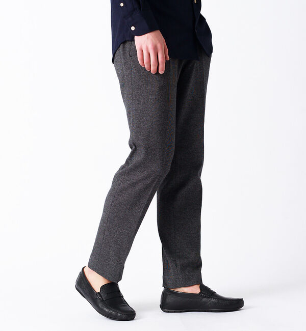 ABAHOUSE「【セットアップ対応】【FLEX】コットンウールポリエステルジャージ パンツ」|スラックス|