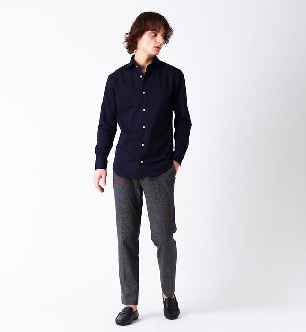 ABAHOUSE「【セットアップ対応】【FLEX】コットンウールポリエステルジャージ パンツ」|スラックス|