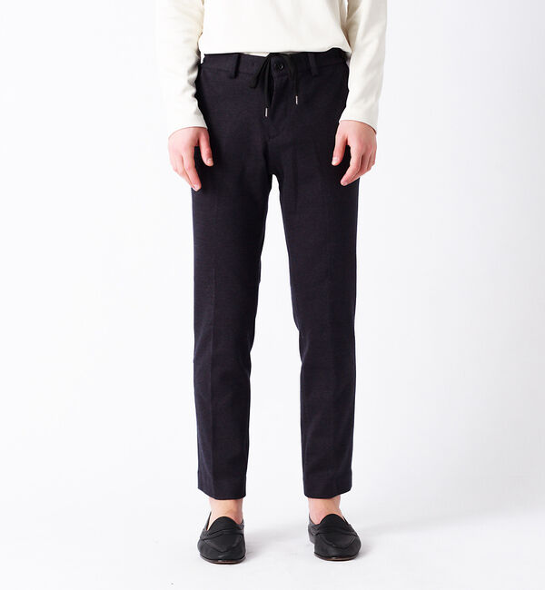 ABAHOUSE「【セットアップ対応】【FLEX】コットンウールポリエステルジャージ パンツ」|スラックス|