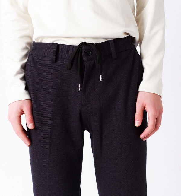 ABAHOUSE「【セットアップ対応】【FLEX】コットンウールポリエステルジャージ パンツ」|スラックス|