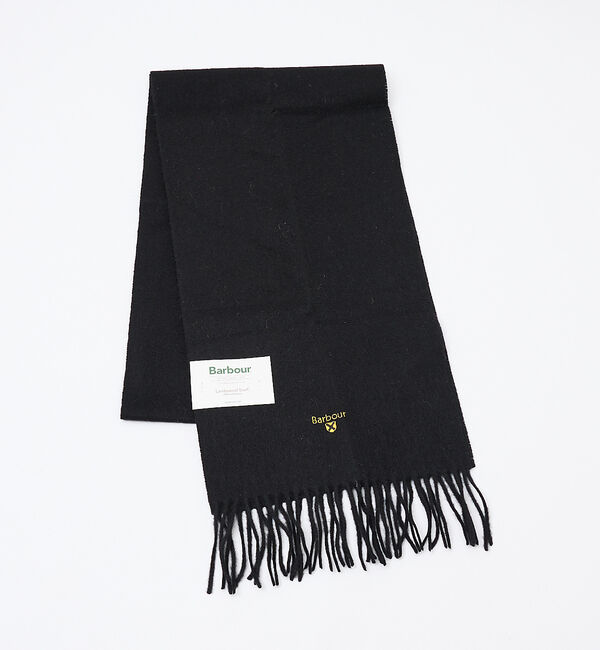 ABAHOUSE「【BARBOUR / バブアー】PLAIN LAMBSWOOL SCARF /」|マフラー|ブラック