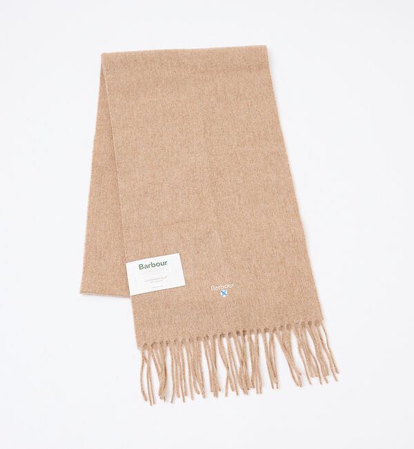 ABAHOUSE「【BARBOUR / バブアー】PLAIN LAMBSWOOL SCARF /」|マフラー|ライトブラウン