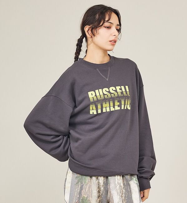 ABAHOUSE「【RUSSELL ATHLETIC / ラッセル アスレティック】Nu Blen」|Tシャツ・カットソー|チャコールグレー