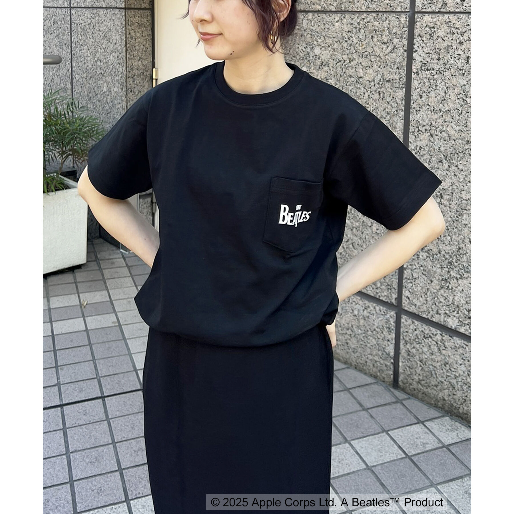 Rouge vif「【JOHNBULL/ジョンブル】The Beatles ワンポイントロゴTシャツ」|Tシャツ・カットソー|