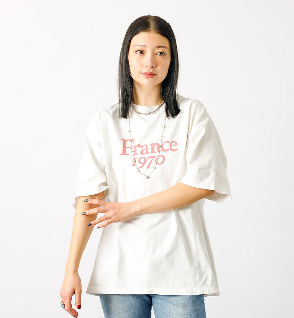 Rouge vif「【REMI RELIEF / レミレリーフ】ロゴTシャツ / SP加工14/天竺」|Tシャツ・カットソー|