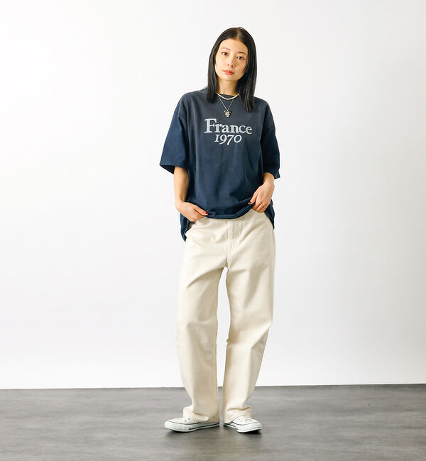 Rouge vif「【REMI RELIEF / レミレリーフ】ロゴTシャツ / SP加工14/天竺」|Tシャツ・カットソー|